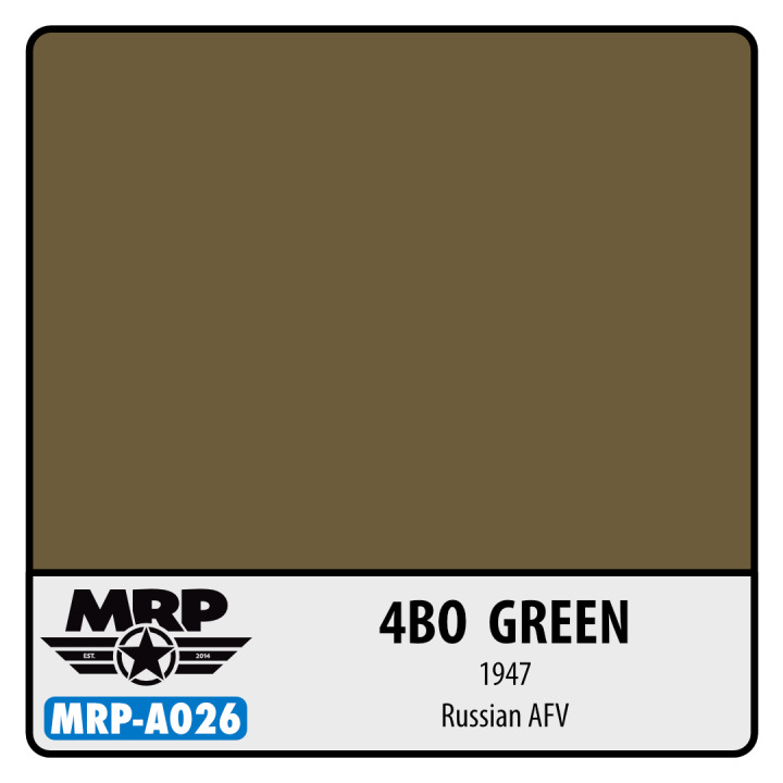 Boxart 4BO Green (1947) Russian AFV  MR.Paint