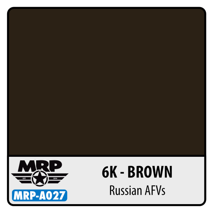 Boxart 6K - Brown - Russian AFV  MR.Paint
