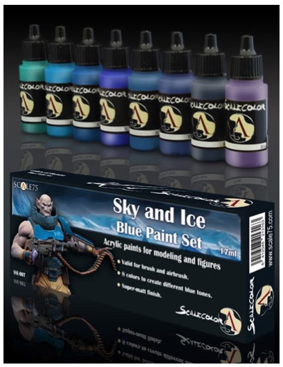 Boxart Sky and Ice (Blue Paint Set)  Scale75
