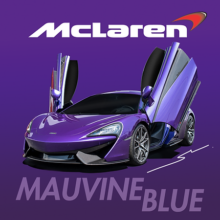 Boxart McLaren Mauvine Blue  Splash Paints