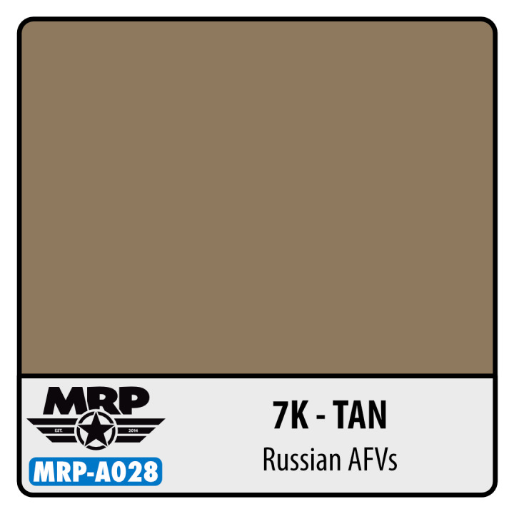 Boxart 7K - Tan - Russian AFV  MR.Paint