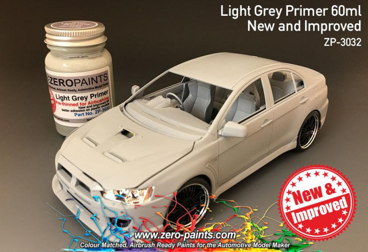 Boxart Light Grey Primer  Zero Paints
