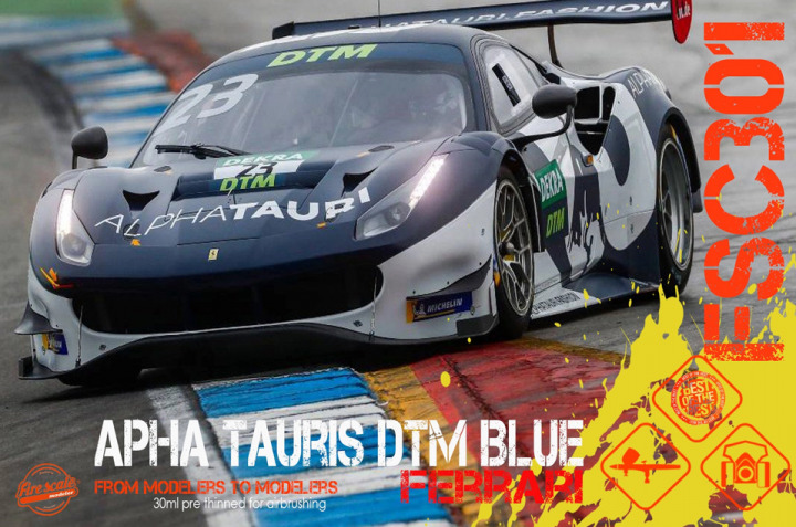 Boxart Apha Tauri DTM Ferrari Blue  Fire Scale Colors