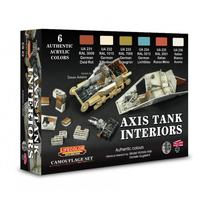 Boxart Axis Tank Interiors  Lifecolor
