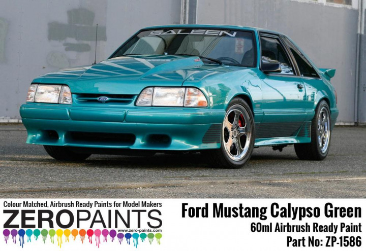 Boxart Ford Mustang Calypso Green  Zero Paints