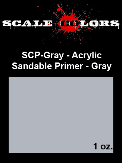 Boxart Acrylic Sandable Primer  Scale Colors