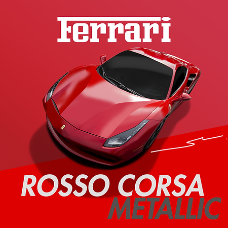 Boxart Ferrari Rosso Corsa Metallic  Splash Paints