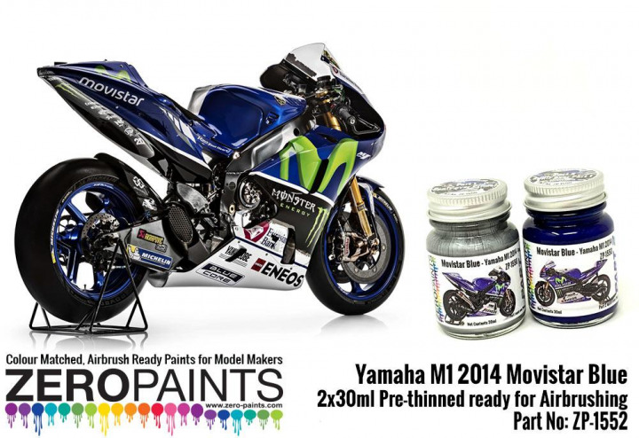 Boxart Yamaha M1 2014 Movistar Blue  Zero Paints