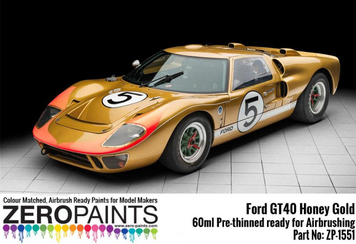 Boxart Ford GT40 Honey Gold  Zero Paints