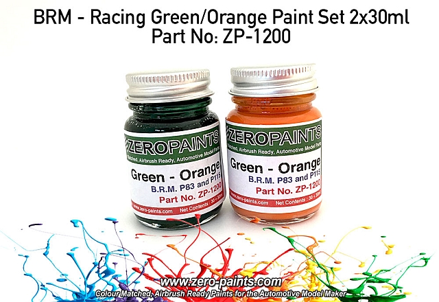 Boxart BRM Racing Green/Orange  Zero Paints