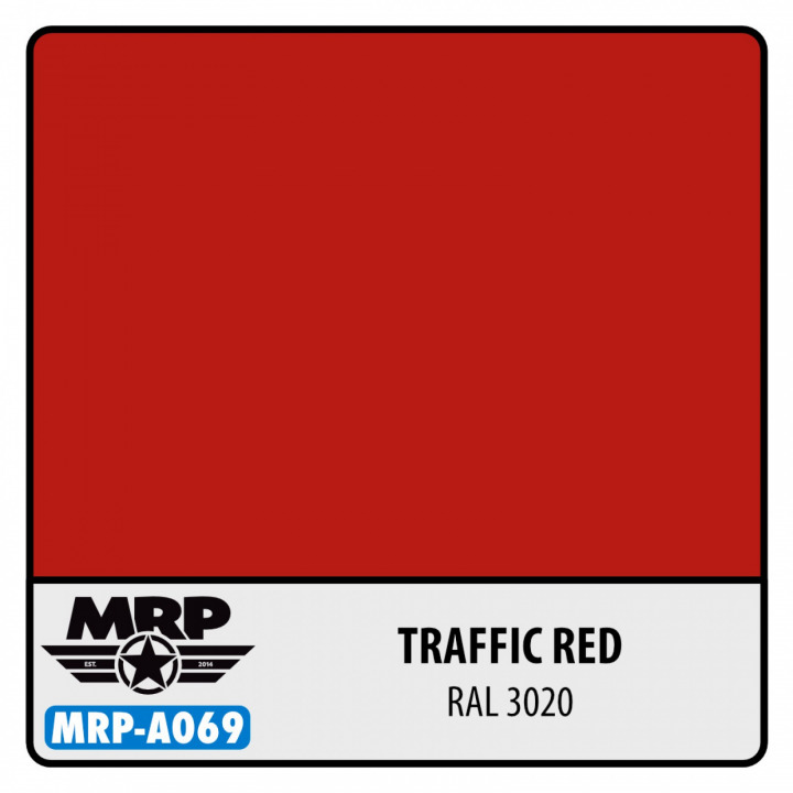 Boxart Traffic Red RAL 3020  MR.Paint