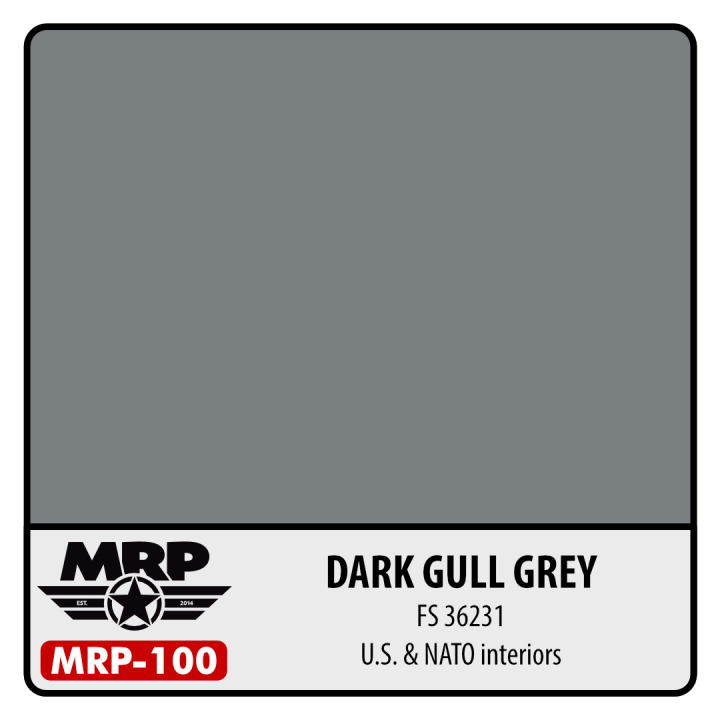 Boxart Dark Gull Grey, US & NATO interior (FS36231)  MR.Paint
