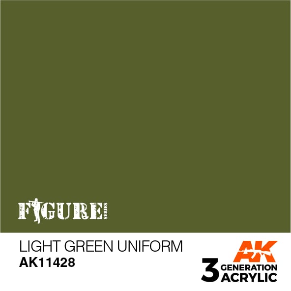 Boxart Light Green Uniform AK 11428 AK 3rd Generation - Figure