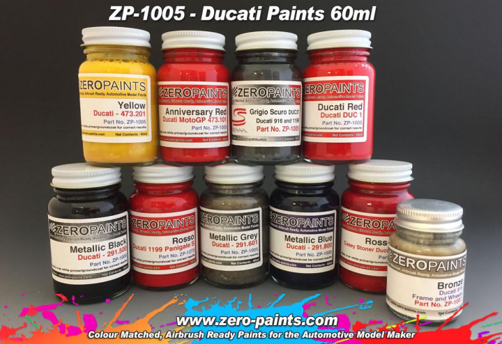 Boxart Ducati Senna Grey (Grigio Scuro) ZP-1005 / DUC37 Zero Paints
