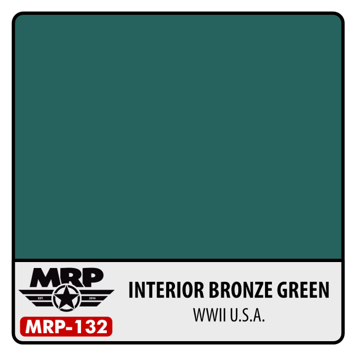 Boxart WWII US - Interior Bronze Green  MR.Paint