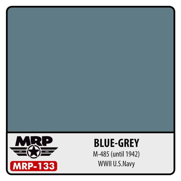 Boxart WWII US - Blue Grey M-485 (until 1942) M-133 MR.Paint