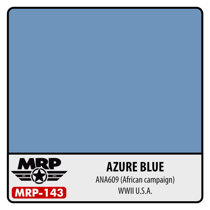 Boxart WWII US - Azure Blue ANA609 (African campaign)  MR.Paint