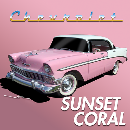 Boxart Chevrolet Sunset Coral  Splash Paints