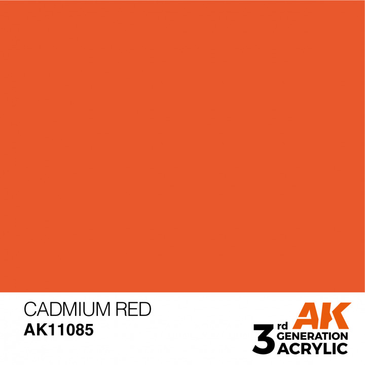 Boxart Cadmiun Red - Standard  AK 3rd Generation - General