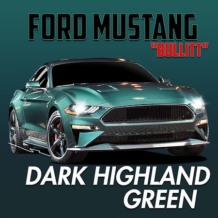 Boxart Ford Dark Highland Green “Bullit”  Splash Paints