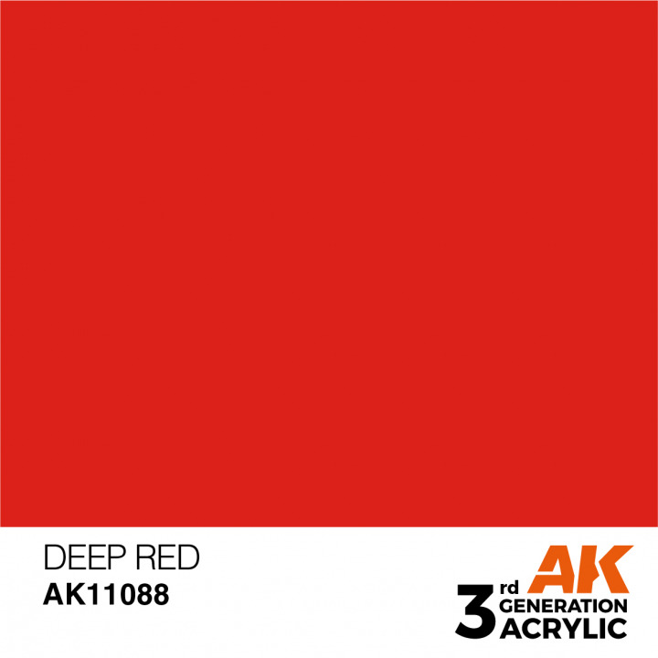 Boxart Deep Red - Intense  AK 3rd Generation - General