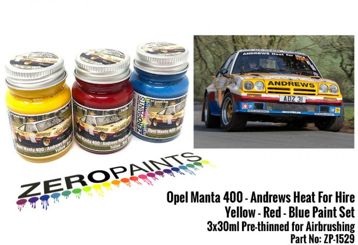 Boxart Opel Manta 400 Group B - Andrews Heat for Hire  Zero Paints