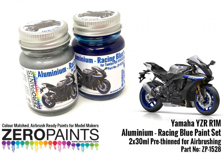Boxart Yamaha YZR R1M - Aluminium and Racing Blue  Zero Paints