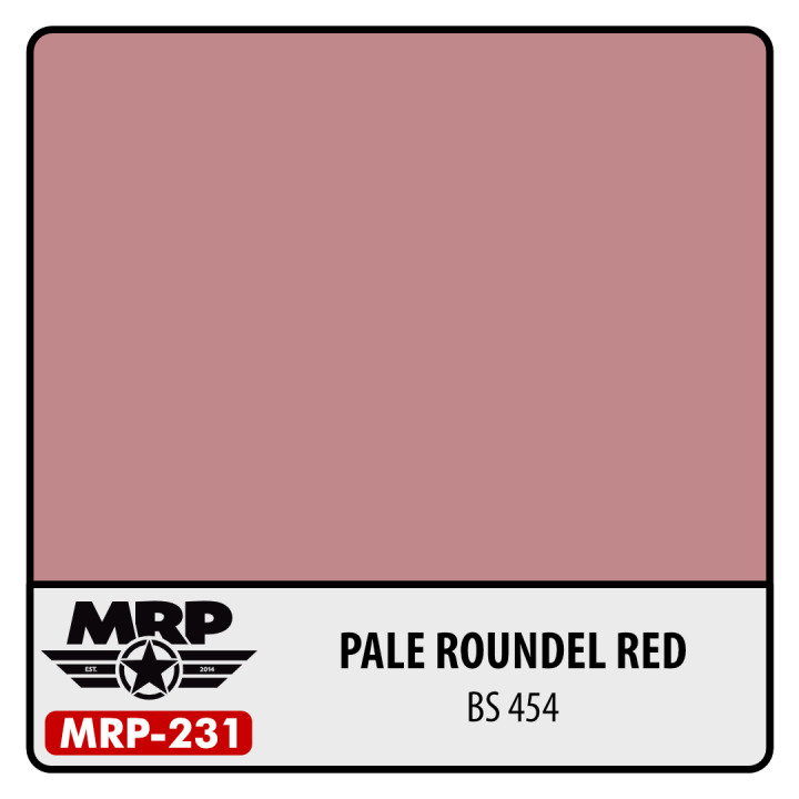 Boxart Pale Roundel Red (BS454)  MR.Paint