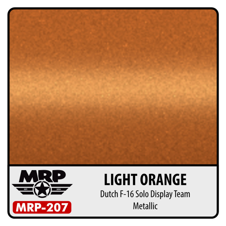 Boxart Light Orange (Dutch F-16 Demoteam) – 2 Bottles  MR.Paint