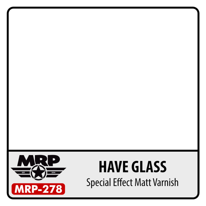 Boxart HAVE Glass – Special Effect Matt Varnish  MR.Paint