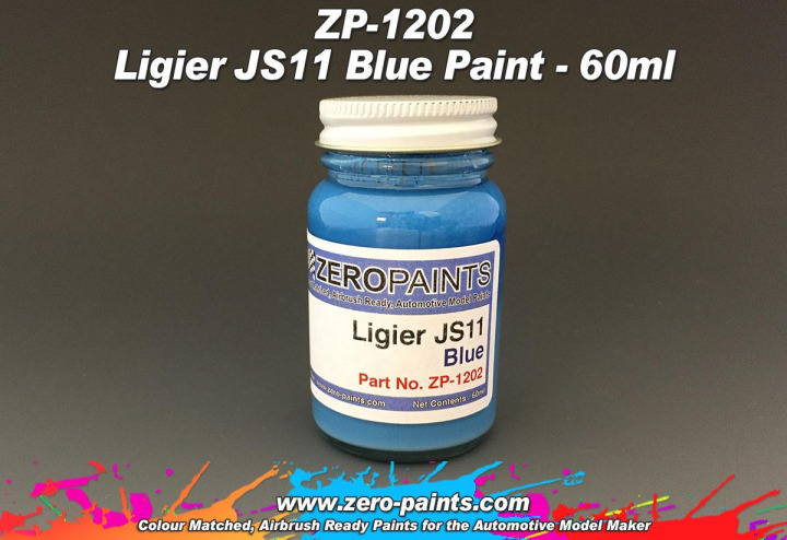 Boxart Ligier JS11 Blue  Zero Paints