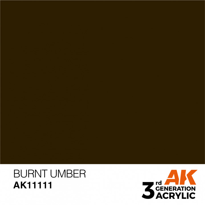 Boxart Burnt Umber - Standard  AK 3rd Generation - General