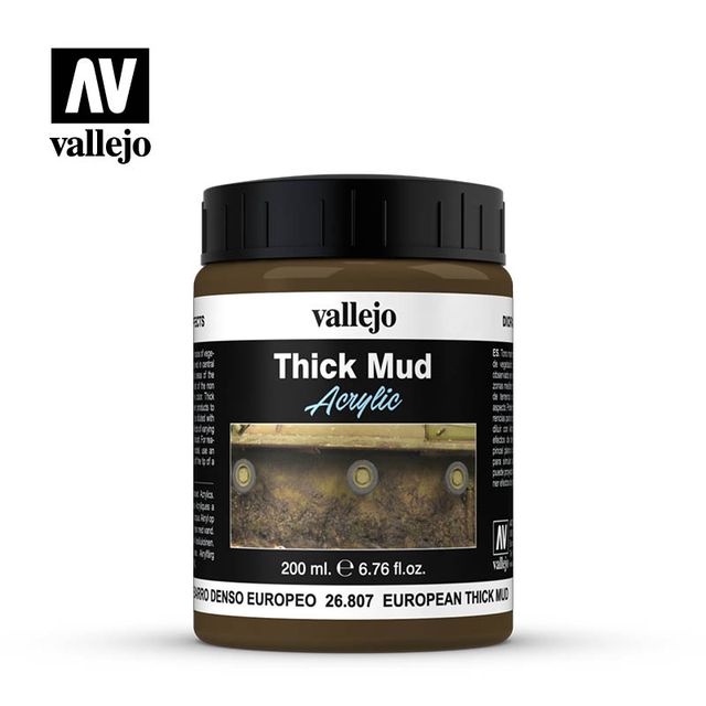 Boxart Acrylic Thick Mud - European Mud  Vallejo Diorama Effects