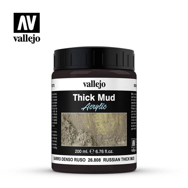 Boxart Acrylic Thick Mud - Russian Mud  Vallejo Diorama Effects