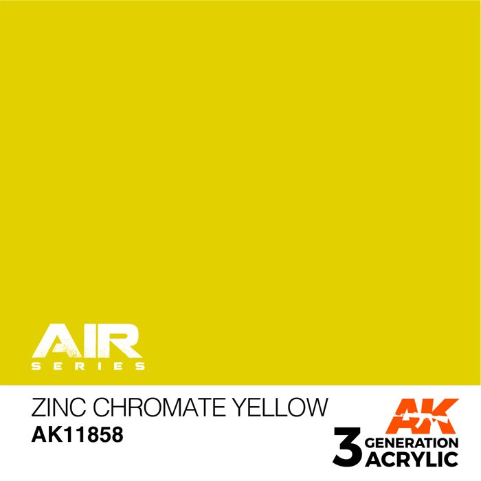 Boxart Zinc Chromate Yellow  AK 3rd Generation - Air