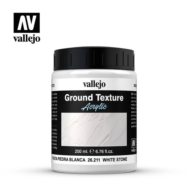 Boxart Acrylic Ground Texture - White Stone  Vallejo Diorama Effects