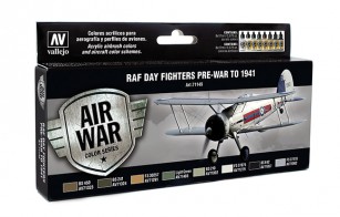 Boxart RAF Day Fighters Pre-War to 1941 71.149 Vallejo Model Air