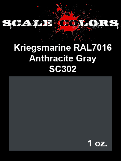 Boxart RAL 7016 Kriegsmarine Anthracite Gray SC302 Scale Colors