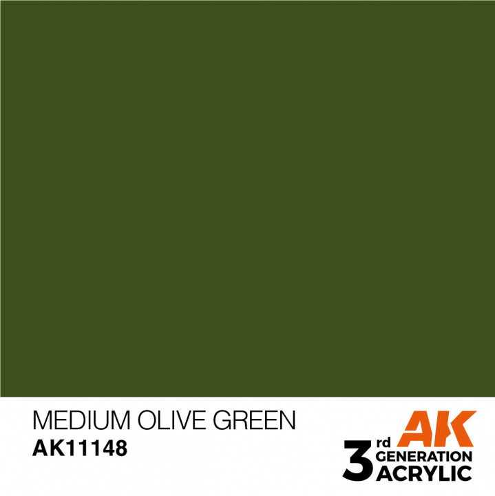 Boxart Medium Olive Green - Standard  AK 3rd Generation - General