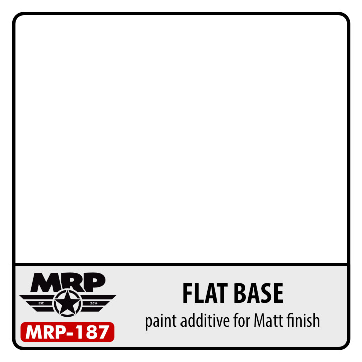 Boxart Flat Base (paint additive for Matt finish)  MR.Paint