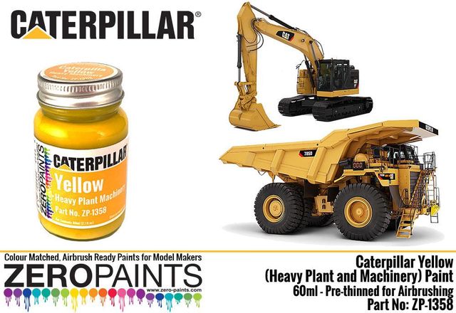 Boxart Caterpillar Yellow (Heavy Plant and Machinery)  Zero Paints