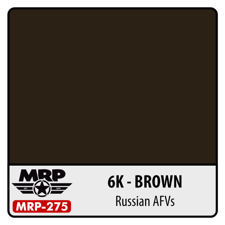 Boxart 6K - Brown Russian AFV  MR.Paint