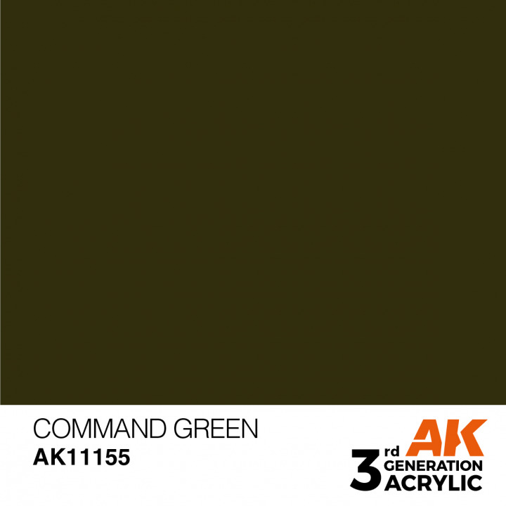 Boxart Command Green - Standard  AK 3rd Generation - General