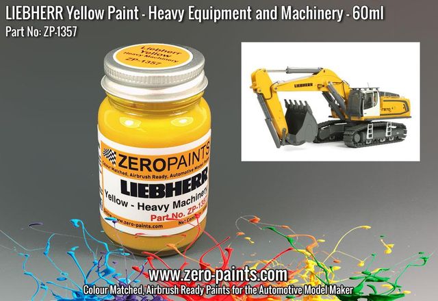 Boxart Liebherr Yellow (Heavy Equipment & Machinery)  Zero Paints