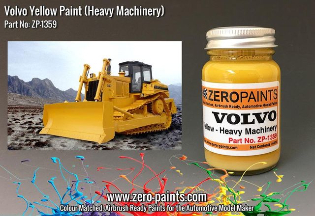 Boxart Volvo Yellow (Heavy Plant and Machinery)  Zero Paints