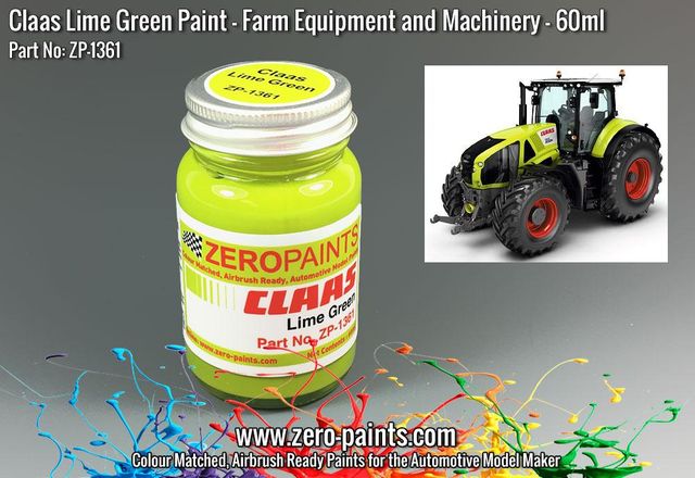 Boxart Claas Lime Green (Farm Equipment)  Zero Paints