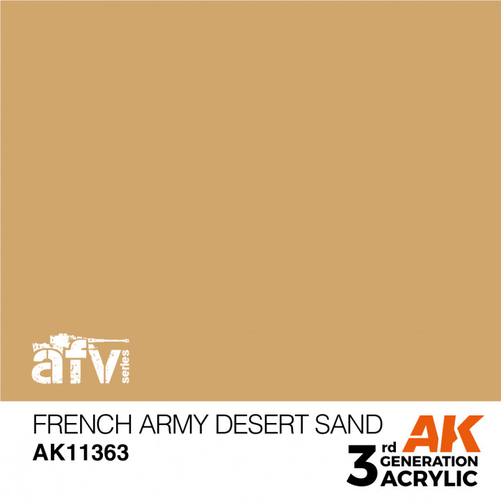 Boxart French Army Desert Sand  AK 3rd Generation - AFV