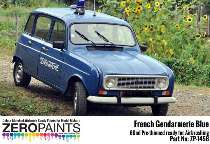 Boxart French Gendarmerie Blue  Zero Paints