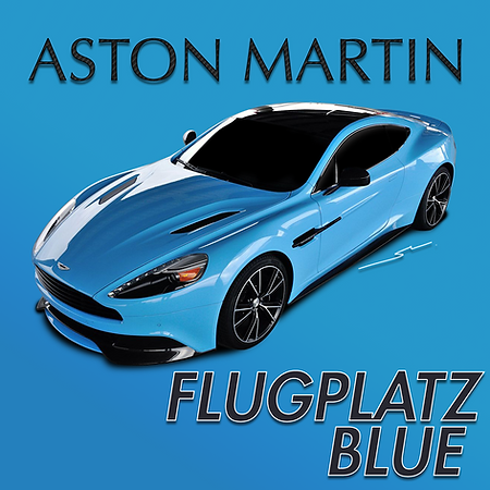 Boxart Aston Martin Flugplatz Blue  Splash Paints