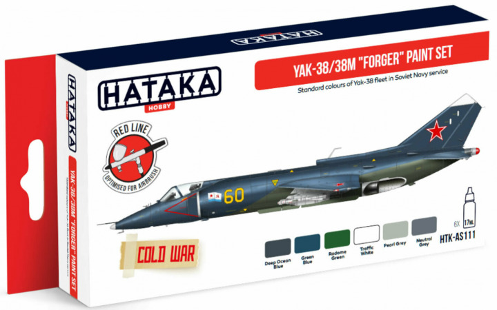 Boxart Yak-38 Forger  Hataka Hobby Red Line